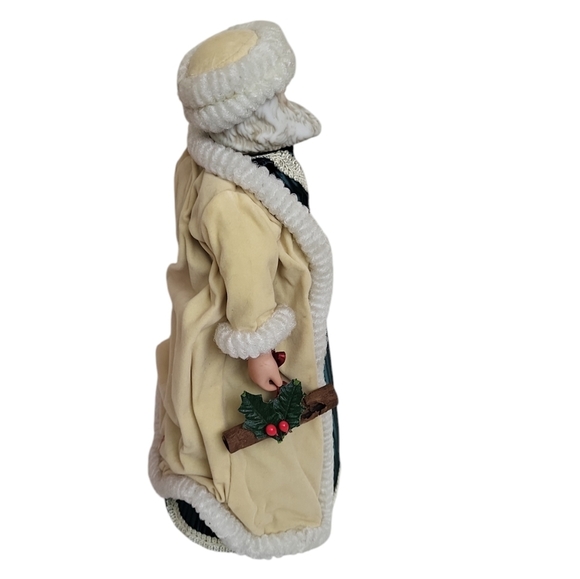 Paradise Galleries Porcelain Doll FATHER CHRISTMAS Tree Topper - Picture 2 of 3